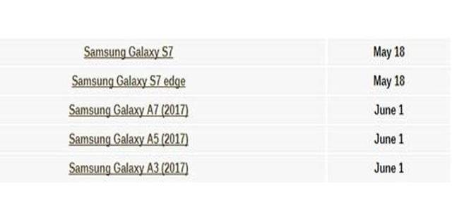 国行三星Galaxy S6升级Android 7.0的最新消息